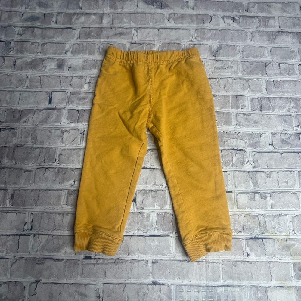 EUC Carter's Mustard Joggers for Kids Size 24 Months